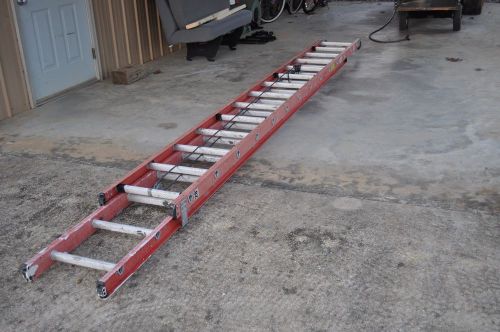 28 Foot Fiberglass Extension Ladder Type 1A at 300 pound Capacity