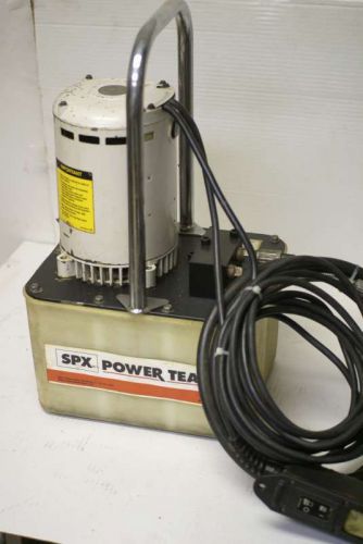 Spx pe172 power team hydraulic pump 10000 psi includes 10ft hose 1/2 hp 110v for sale
