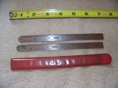 2 general no 300  6 inche pocket scale rule stainless for sale