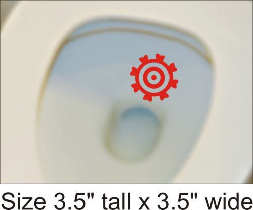 2Toilet Bathroom Potty TrainingBullseye Targets for Men &amp; Boys Vinyl Sticker1176