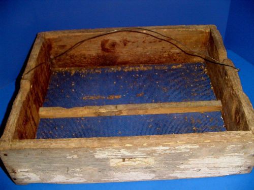 Vintage beehive box amish wisconsin repurpose crafts shelf display storage for sale