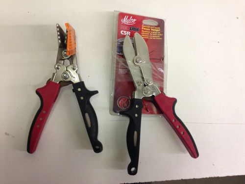 Malco redline 5-blade crimper and malco redline 3 in. hand seamer for sale