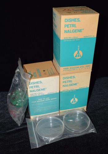 30x NALGENE 15x100mm Petri Dishes + EXTRAS – NOS – Lab Supplies