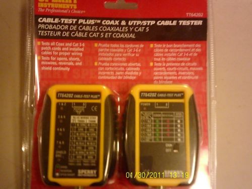 Sperry Instruments Coax &amp; UTP/STP Cable Tester