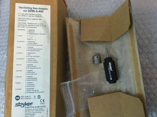 Stryker 2296-3-400 Command2 Oscillating Saw Adaptor Surgical Power