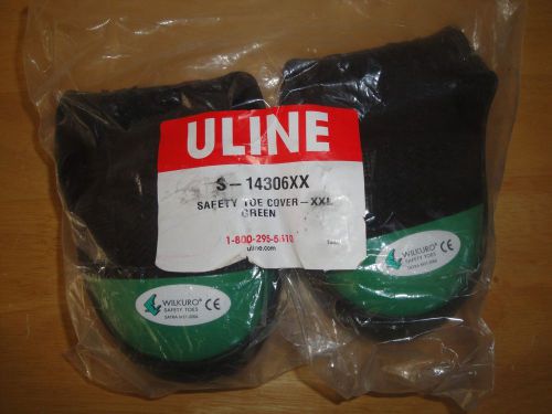 Wilkuro XXL safety toe shoe covers Green ULINE Canada work construction