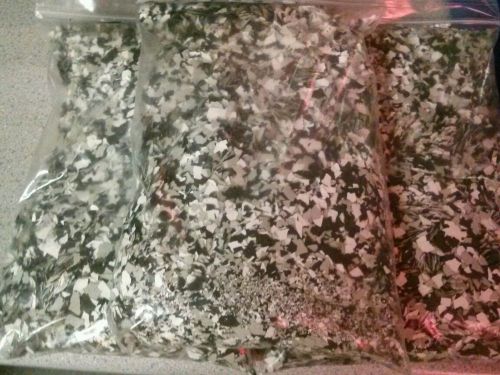 Epoxy Paint Chips Flakes Black, Gray and white Blend 3x1 lb Bag 3 bags total