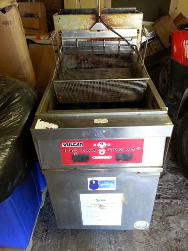 Vulcan fryer model#: 1gr85c natural gas w/auto lift basket and filter for sale