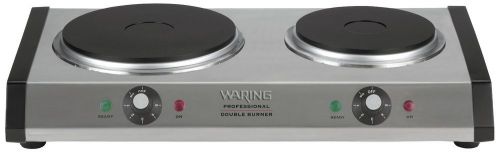 ***waring wdb600 heavy-duty commercial cast-iron double burner - barely used*** for sale