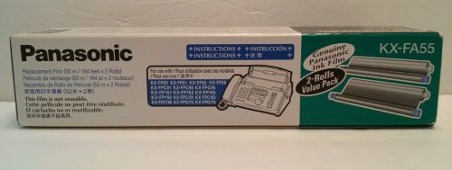 2 GENUINE Panasonic Fax KX-FPG371 KX-FPG372 KX-FP151/155 KX-FA55 KX-FA53 Ribbon