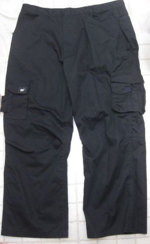 CAT FR Heavy Duty Flame Resistant BLACK Cargo Pants by SRI NFPA Men&#039;s 40 X 29