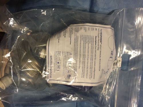 Smiths Medical 8500 Portex 1st Response Adult Manual ResuscitatorREF 8500