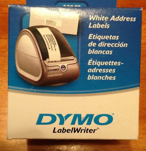 Genuine DYMO 30252 Address Labels, 1-1/8 x 3-1/2, White, 700/Box