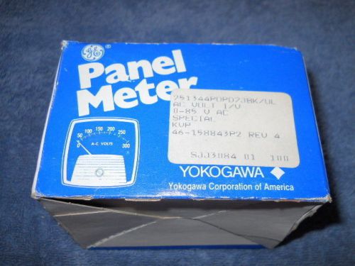 New in box yokogawa analog panel meter- 100 kvp, 85 vac full scale, 10-15ma for sale