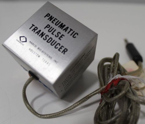 Narco Bio-Systems Pneumatic Pulse Transducer Electrosphygmograph Preamp 320-0102