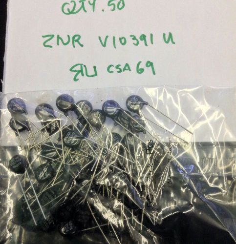 Lot of  50 pcs  ZNR V10391 U Metal Oxide Varistor