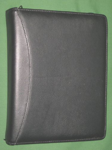 CLASSIC ~1.25&#034;~ GENUINE LEATHER Day Runner Planner BINDER Franklin Covey 9316