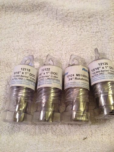 Lot Of (4) Hougen 12,000 Series Cutter Made In USA