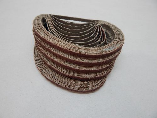 1/4&#034; x 12&#034; 60 Grit Sanding Belts alumunim Oxide Pack of 50