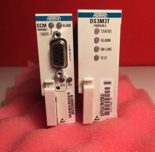 Opti-6100 Adtran DS3M3T Tributary 3 Port DS3/EC1 1184533L3 &amp; SCM Controller