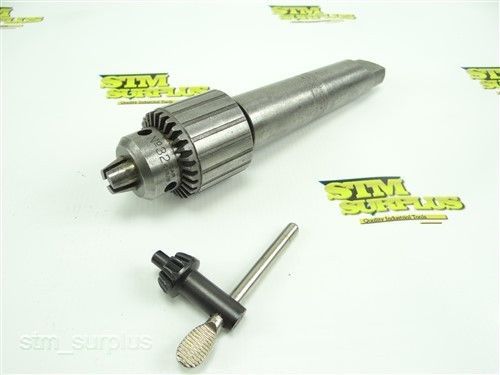 Jacobs 32 drill chuck 3/8&#034; capacity 4mt shank + key for sale