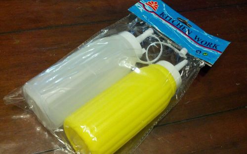 Ketchup  mustard or mayonnaise Dispenser Squeeze Bottle with Cap