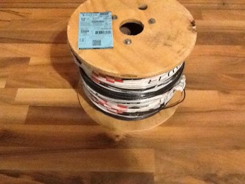 2500 ft  spool of # 12 stranded thhn copper wire - new  (black) lot5 for sale