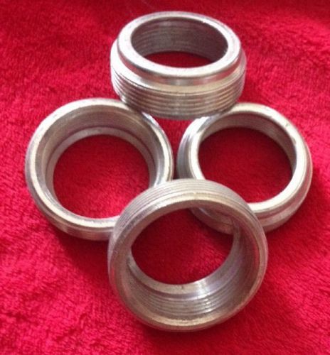 (lot of 4) steel city 2&#034; x 1 1/2&#034; reducing bushings for sale