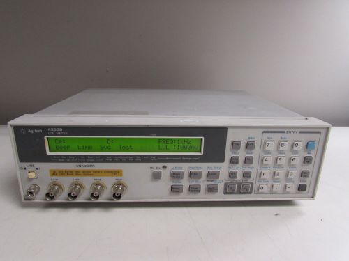 Agilent/Keysight 4263B LCR Meter, 100 Hz to 100 kHz, 1m ohm to 100M ohm