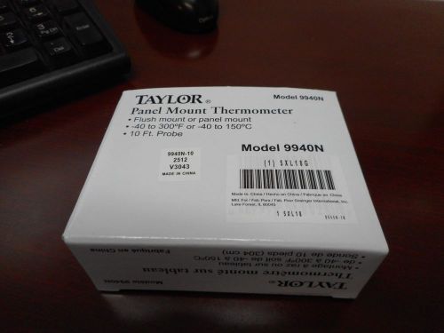 Taylor Panel Mount Thermometer (New in box)