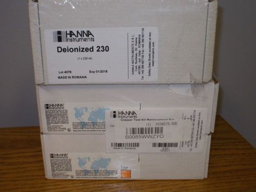 Hanna Instruments Copper Test Kit Replacement Set HI 38075-100