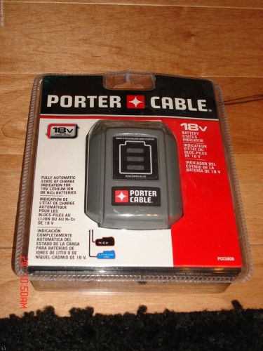 Porter Cable 18V Battery Charge Status Indicator PCC580B Lithium Ion or NiCd NEW