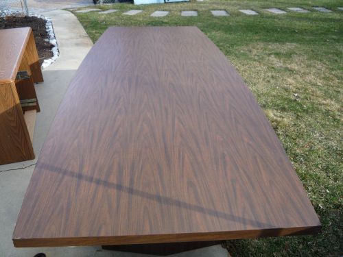 Conference Table, Boat Shaped, 10 ft X 48 Inches in middle