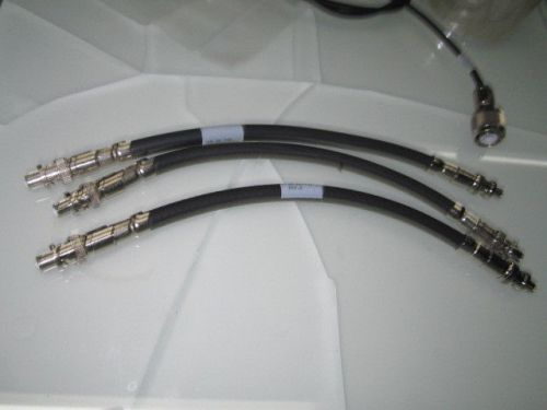 lot of 3 belden 8267 m17/163-00001 mil-c-17 shielded cable