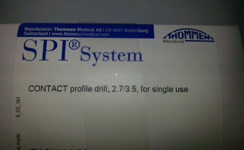 4 Thommen Dental Implant Drills - Contact Profile Drills 2.7/3.5mm NEW