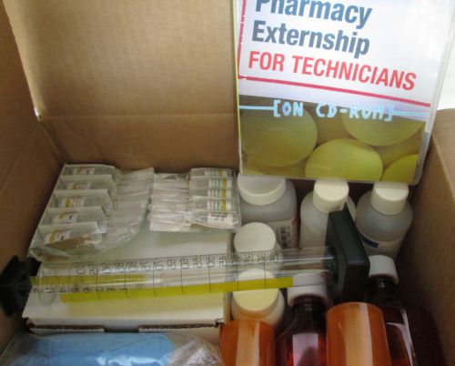 Virtual pharmacy externship fortechnician cd,lab training kit mock meds college for sale