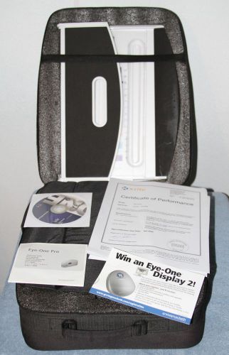 Gretag Macbeth Eye-One Pro Spectrophotometer 42.17.79 - x-rite with software