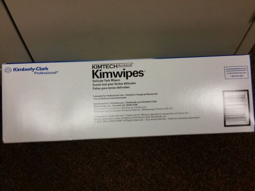 KimTech Kimwipes Delicate Task Specialty Wipes in Pop-Up Box -  (KCC 34721) NEW