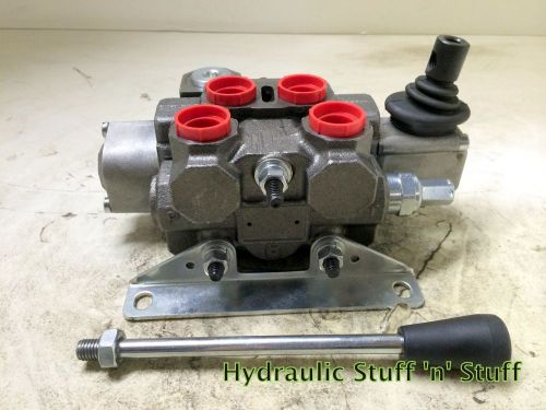 Bucher Hydraulics HDS15 Manual 4-Way 1-Sectional Valve with Power Beyond