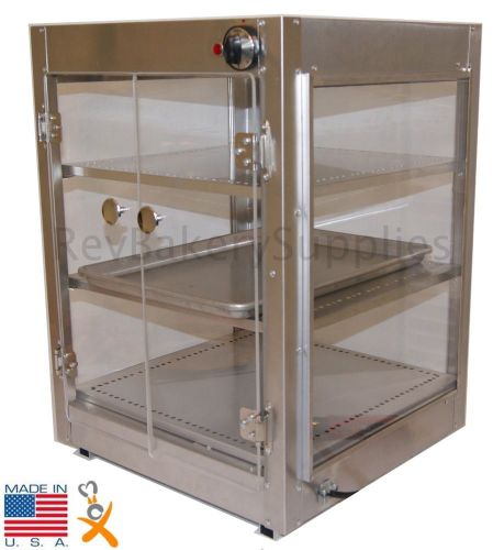 New commercial pizza &amp; food warmer display case 18x18x25 ~ keeps food fresh~ for sale