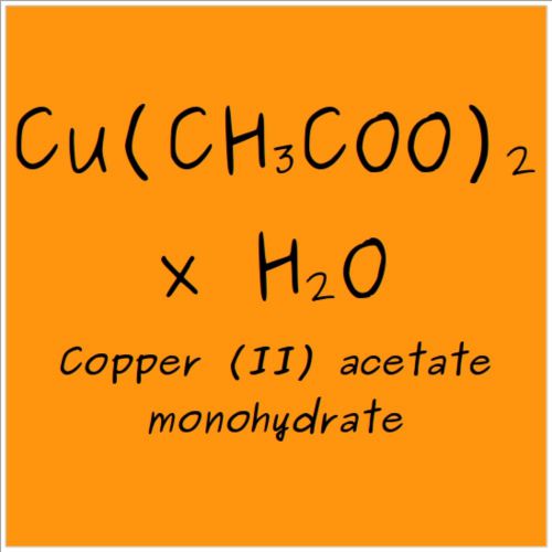 Copper (II) acetate monohydrate, 98% reagent 20g, CAS 6046-93-1