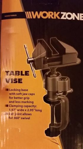 VISES BENCH SWIVEL VISE WITH CLAMP 3&#034; TABLETOP VISE TILTS ROTATES 360° WORKBENCH