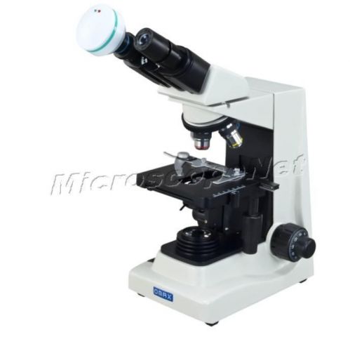 OMAX Digital Compound Biological Siedentopf Microscope 40X-1600X+3MP USB Camera