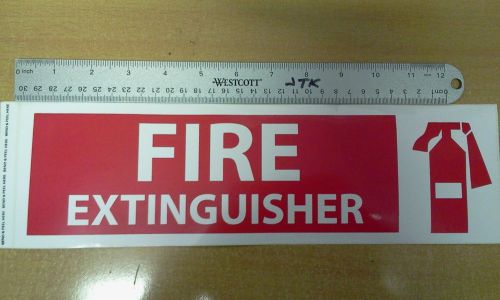 Fire extinguisher safety decal / sticker / industrial compliance signs labels for sale