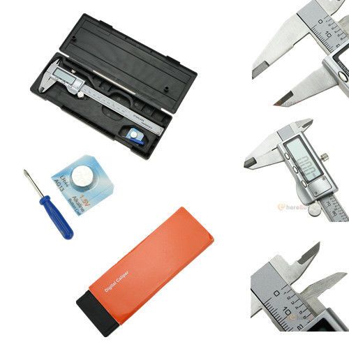 6&#034; 150mm stainless steel electronic digital vernier caliper micrometer guage us for sale