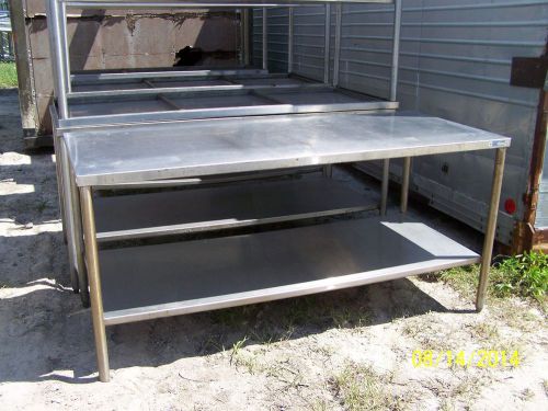 6&#039; STAINLESS STEEL TABLES