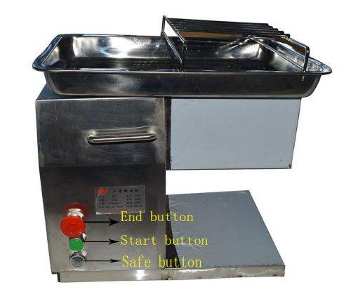 Stainless commercial meat slicer new for sale