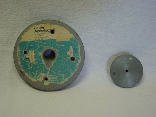 Delta Rockwell Wood Lathe Faceplate 3&#034; &amp; 6&#034;
