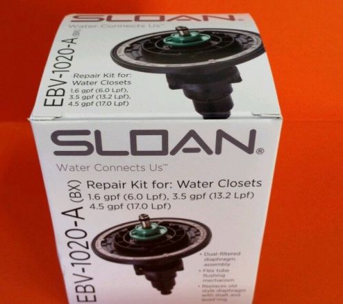 Sloan ebv-1020-a repair kit for 1.6-3.5-4.5 gpf  lot of 5 for sale