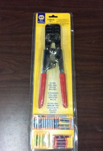 NAPA Crimping Tool w/ 35 Assorted Cool-Seal Splices -Free Shipping-